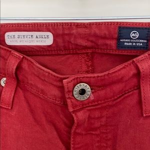 Red Adriano Goldschmied Pants
